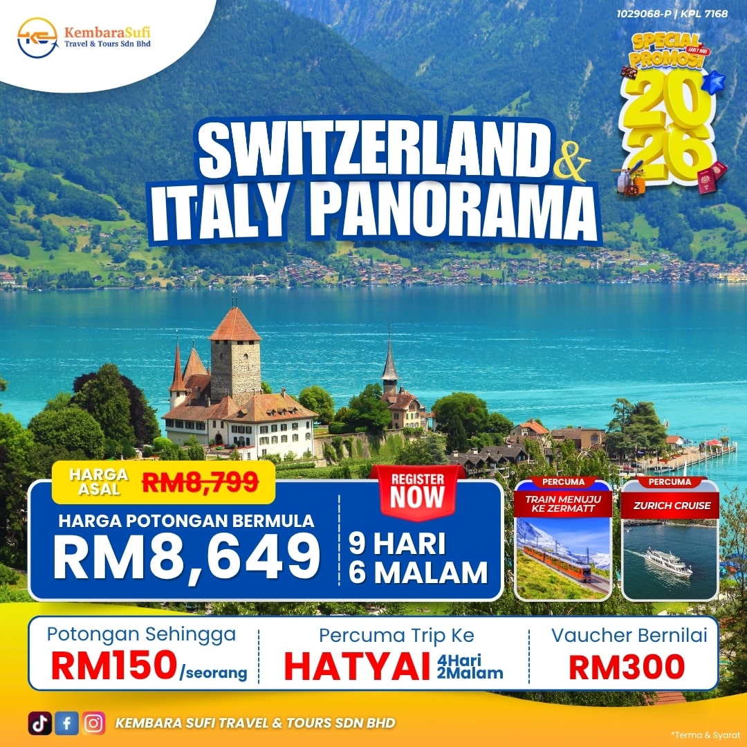 Pakej Switzerland Kembara Sufi