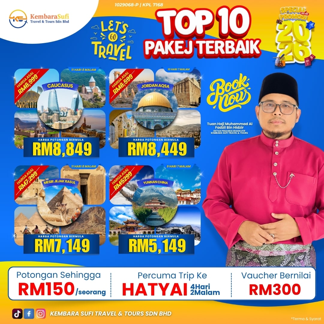 Top 2 Pakej Kembara Sufi